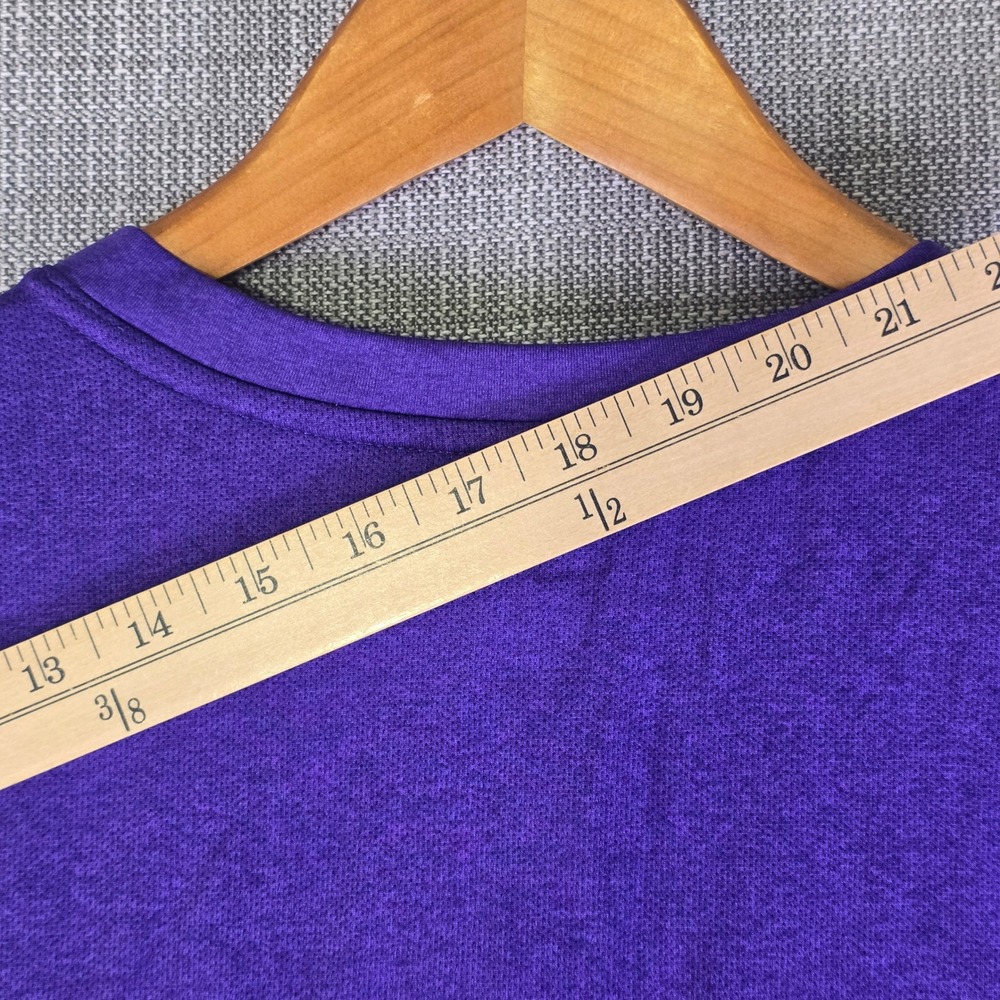 K-State Wildcats Nike Team Issued Dri-Fit Shirt Mens XXL Purple On-Field Big 12 - Picture 15 of 16